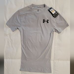Under Armour Women's Gray Short Sleeve Tee Compression